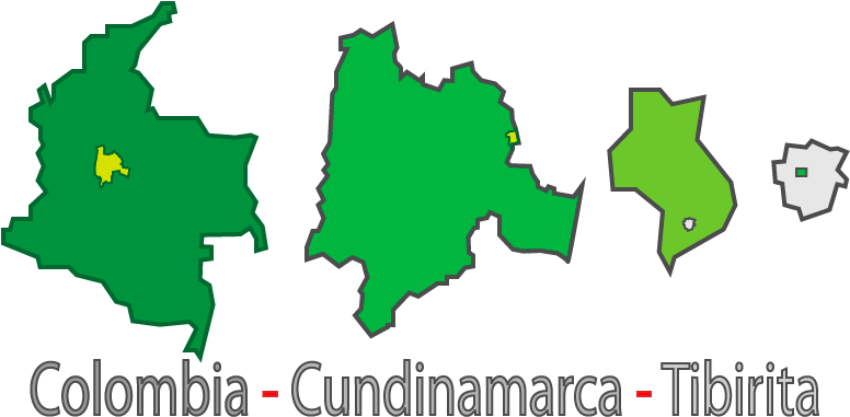 Tibirita Es Un Municipio De Cundinamarca, Ubicado En - Ubicacion De Cundinamarca En Colombia Clipart (800x400), Png Download