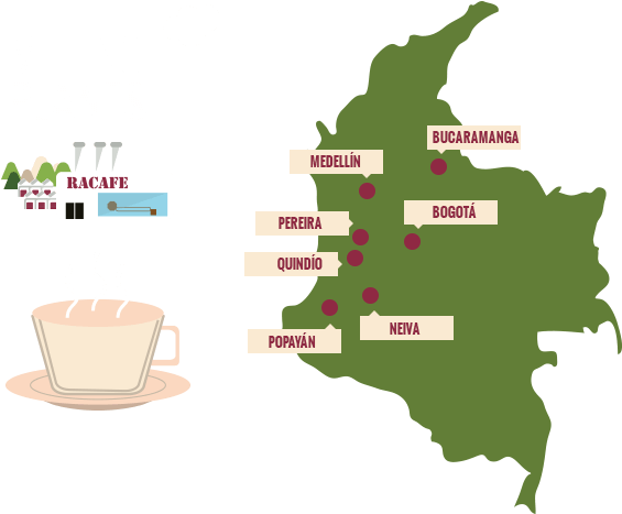 Mapa De Trilladoras En El País - Mapa De Colombia Con Su Capital Clipart (700x522), Png Download