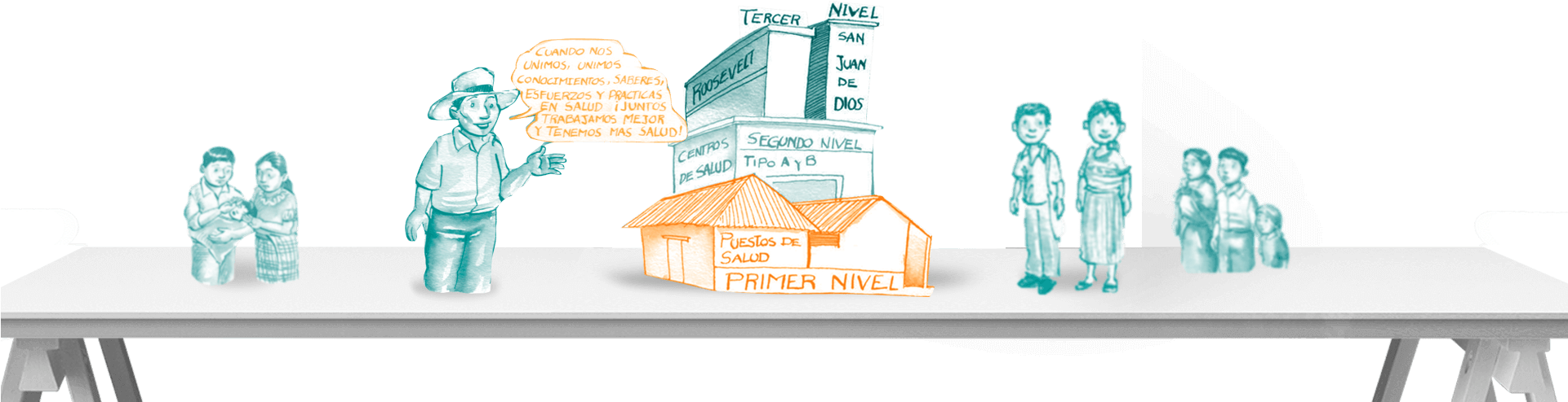 Lo Conforman Los Hospitales Nacionales Y Especializados, - Illustration Clipart (1920x500), Png Download