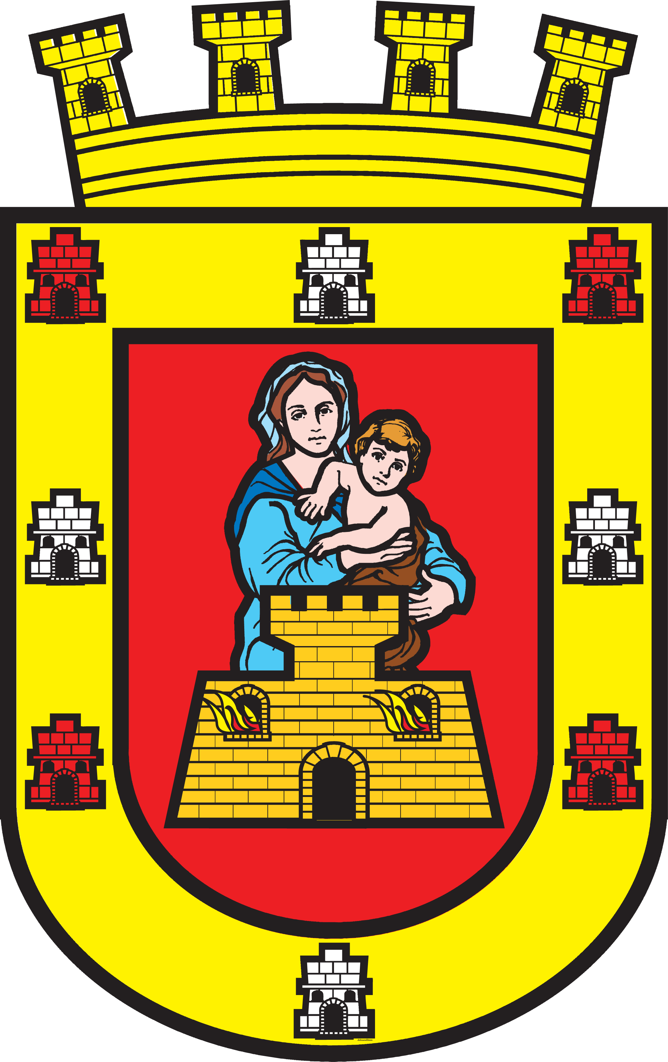 Escudo De Colon Honduras Clipart (2166x3442), Png Download