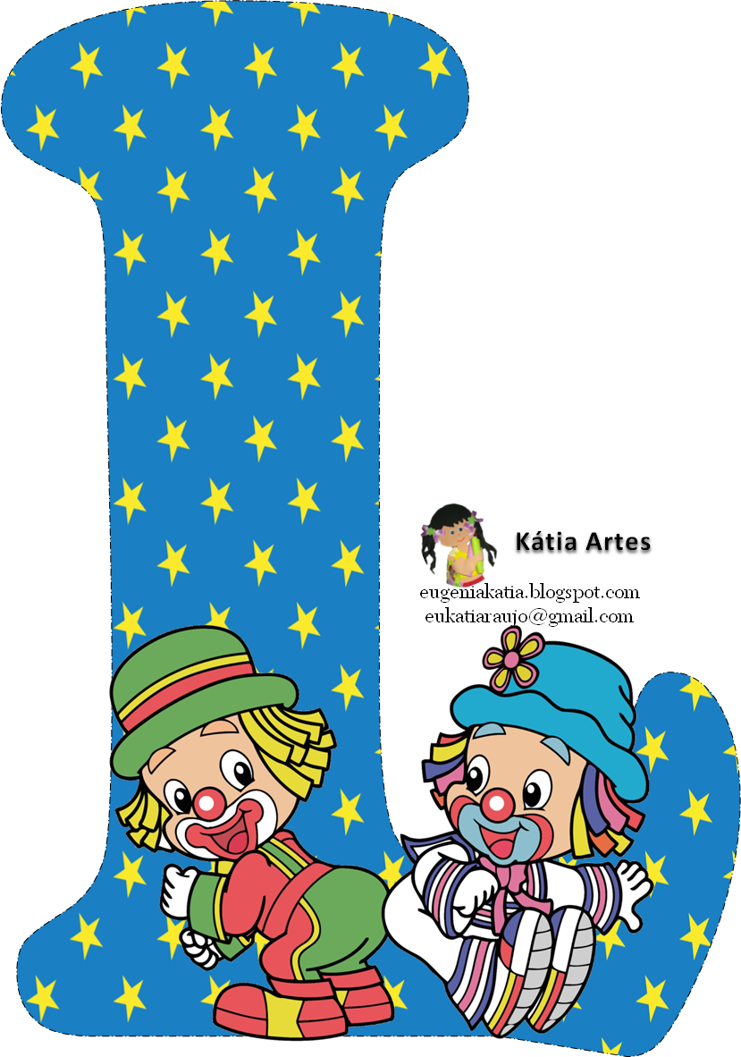 Alfabeto De Los Payasos Patatí Patatá - Abecedário Infantil Patati Patata Clipart (829x1182), Png Download