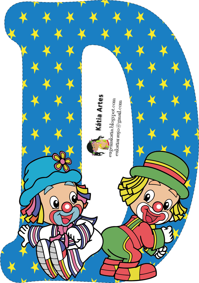 Alfabeto De Los Payasos Patatí Patatá - Letra D Patati Patata Clipart (829x1182), Png Download