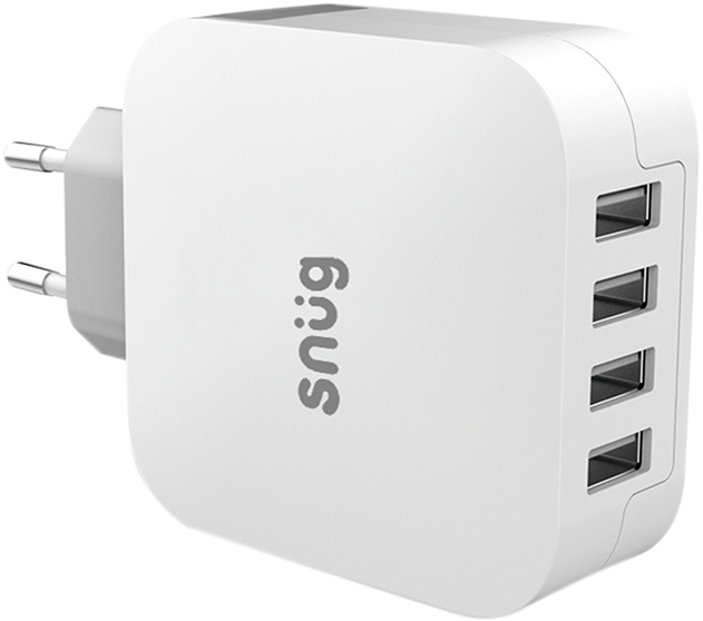 Picture Of Snug 4 Port Usb Home Charger - Electronics Clipart (700x700), Png Download