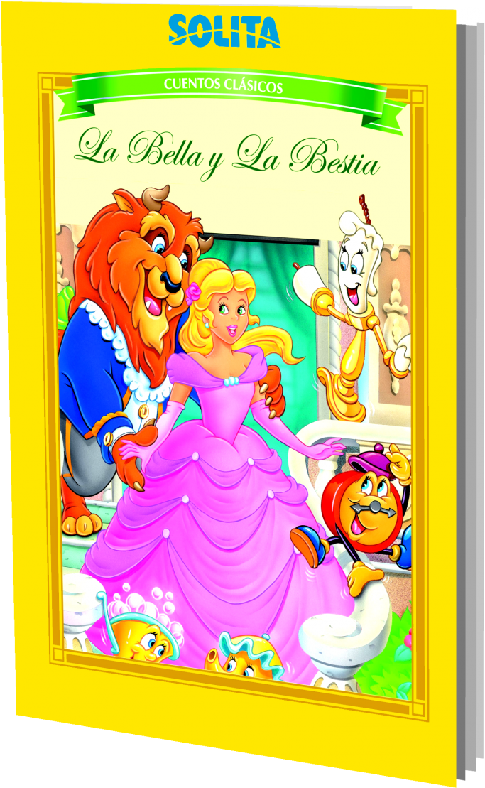 Cuento La Bella Y La Bestia - Solita Clipart (1200x1200), Png Download