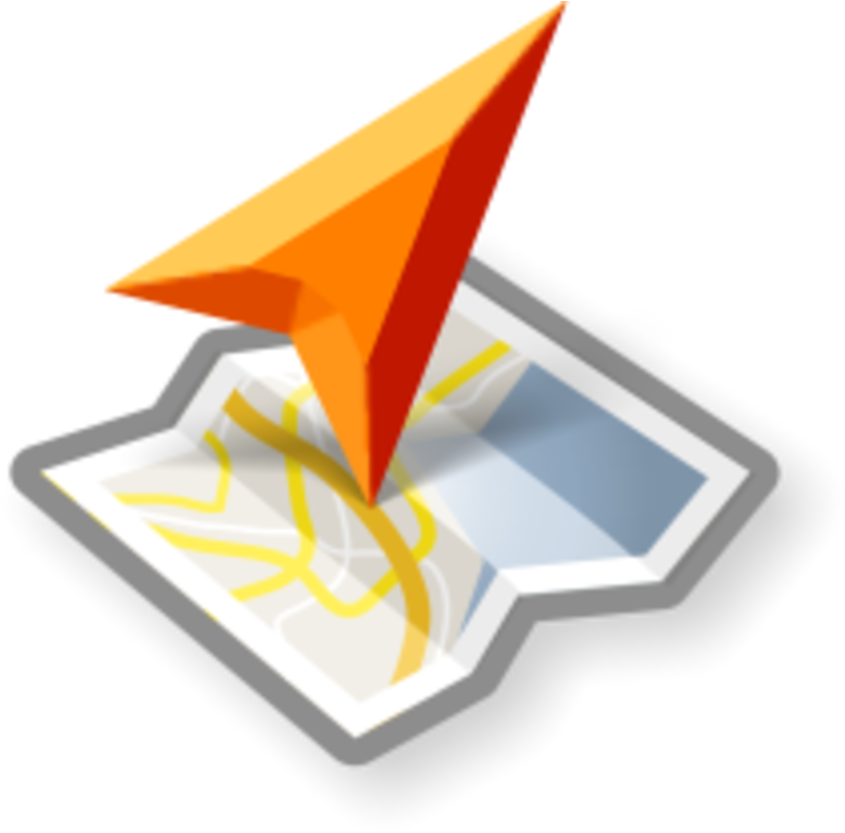 This Device Features A Built In Car Navigation System - My Tracks Clipart (1024x1024), Png Download