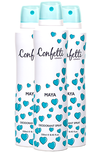 Maya Body Spray By Confetti Is Fresh And Sharp, Simple - Plastic Clipart (529x700), Png Download