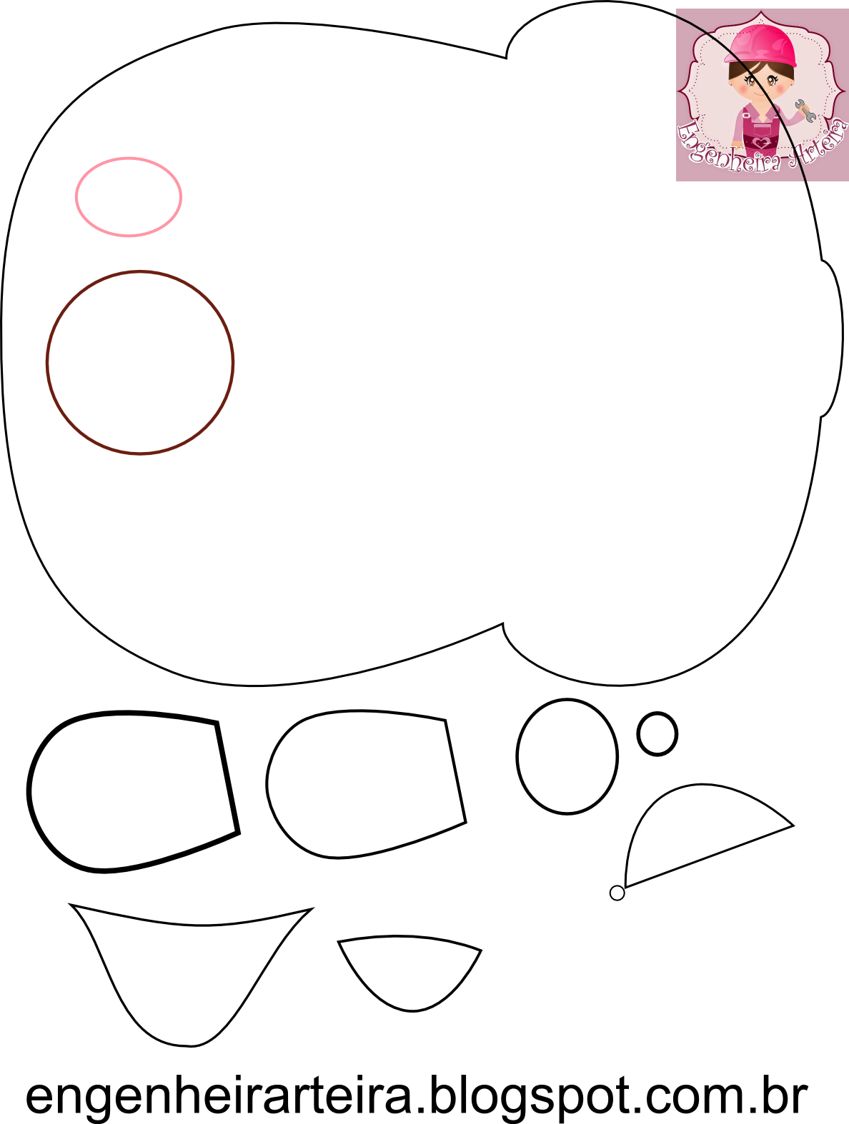 Molde Grátis Patati Patata Pano Feltro , Png Download - Patchcolagem Em Pano De Prato Clipart (1188x1574), Png Download