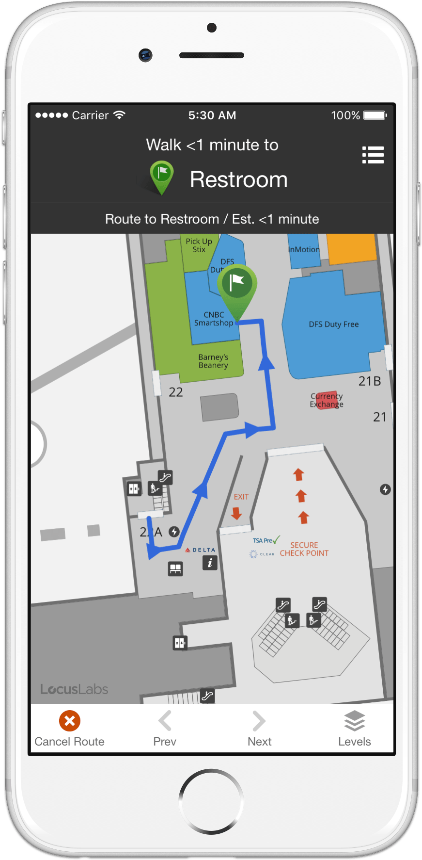 Iphone-airportmaps C - Interactive Airport Maps Clipart (900x1800), Png Download