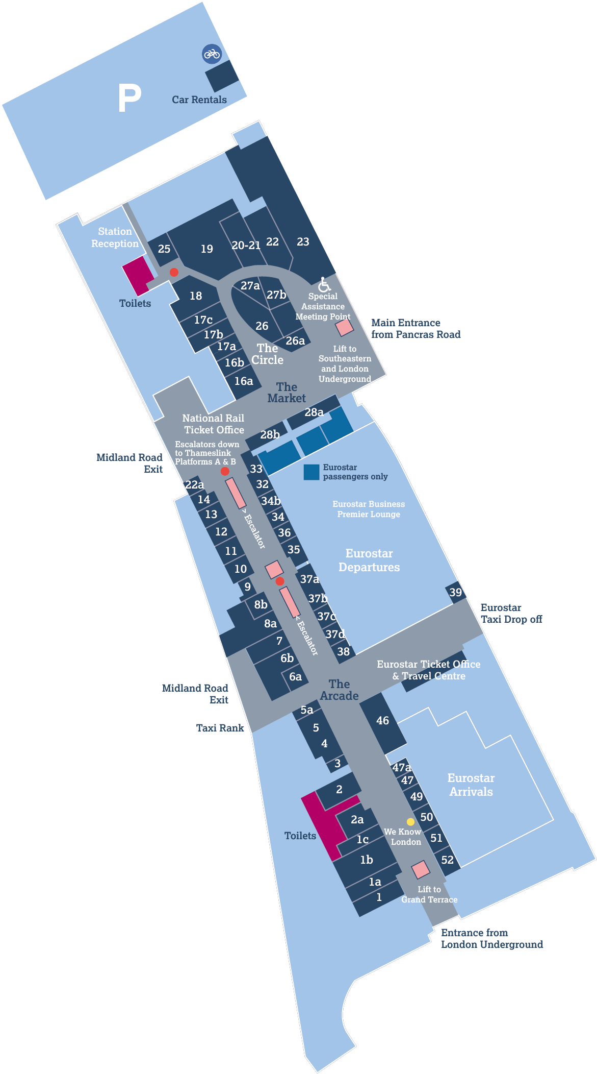 St Pancras Station Toilets Clipart (1171x2104), Png Download