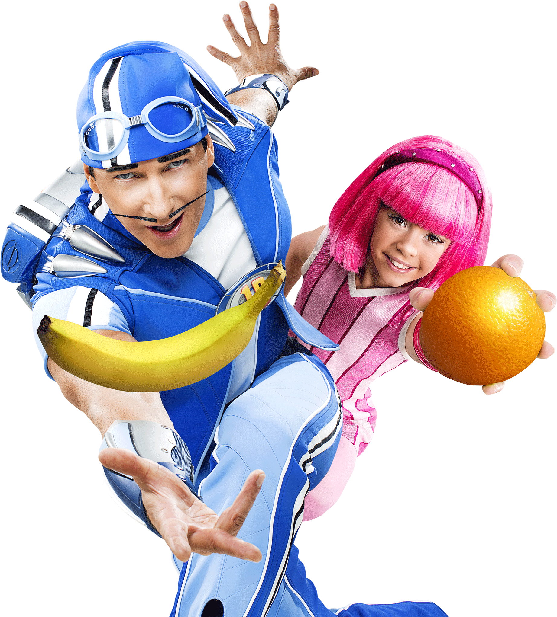 Lazytown - Lazy Town Go Dance Clipart (1843x2044), Png Download