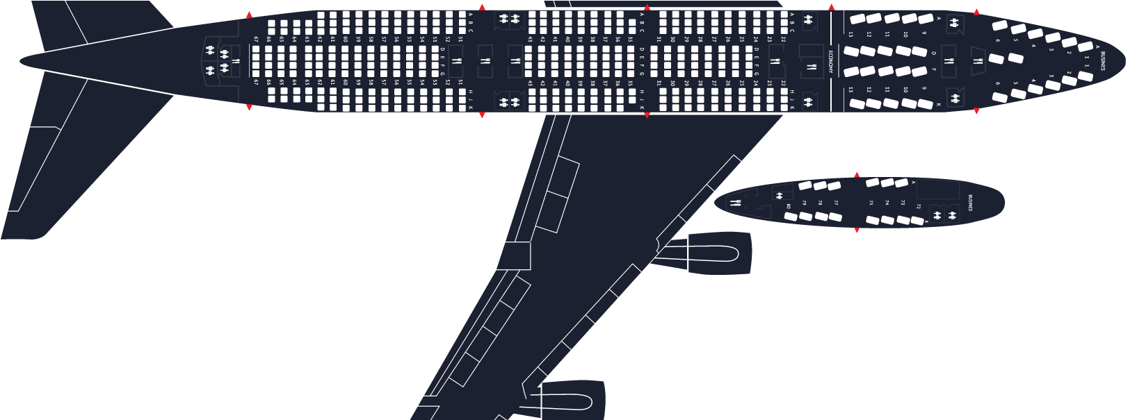 Plan - Aircraft Clipart (1689x700), Png Download