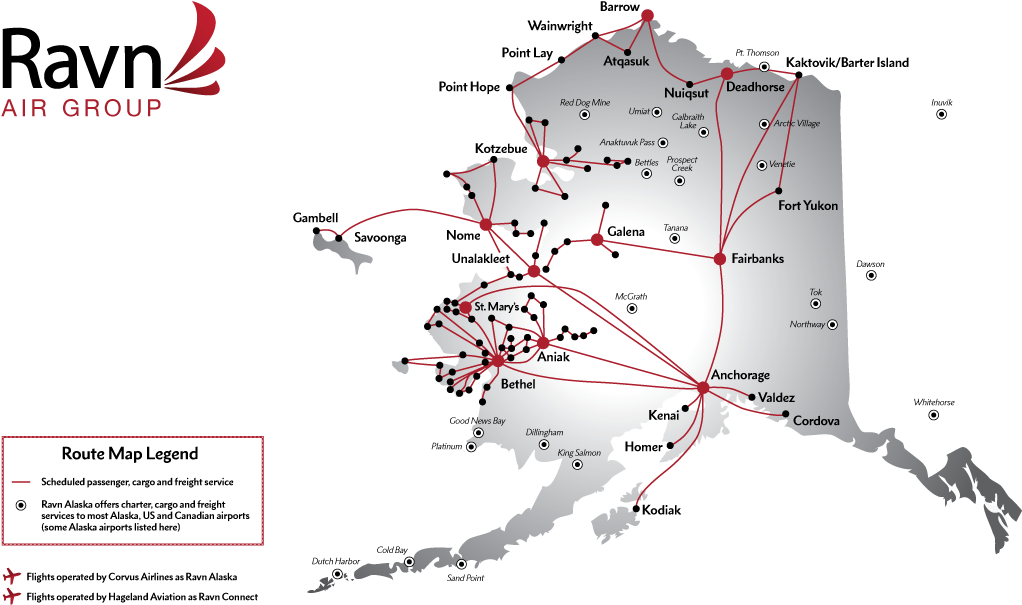 Route-map - Raven Air Alaska Clipart (1160x744), Png Download