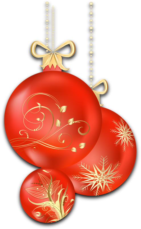 Image Result For Christmas Ornaments Clipart Red Christmas - Ornaments Clip Art Png Transparent Png (495x800), Png Download