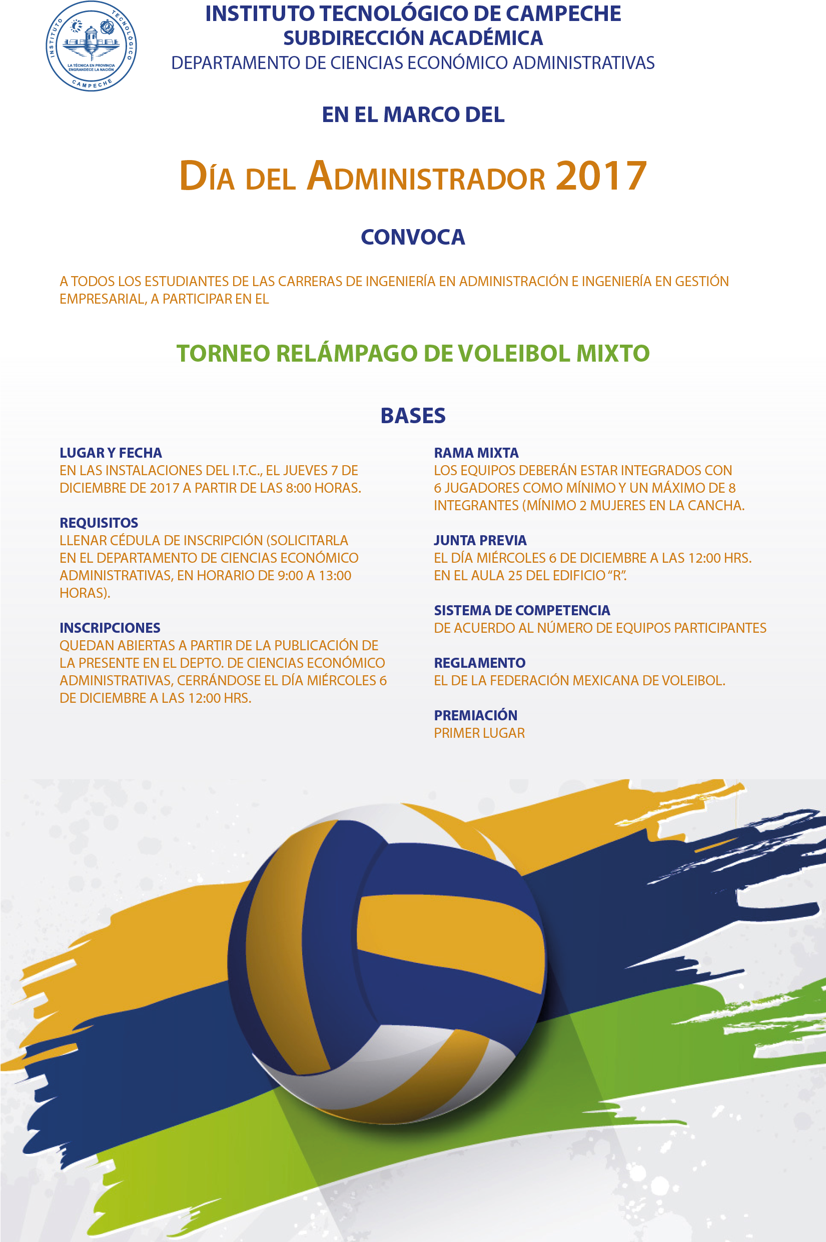 Cartel Torneo Relampago Voleibol - Logo Spike Volleyball Png Clipart (1650x2550), Png Download