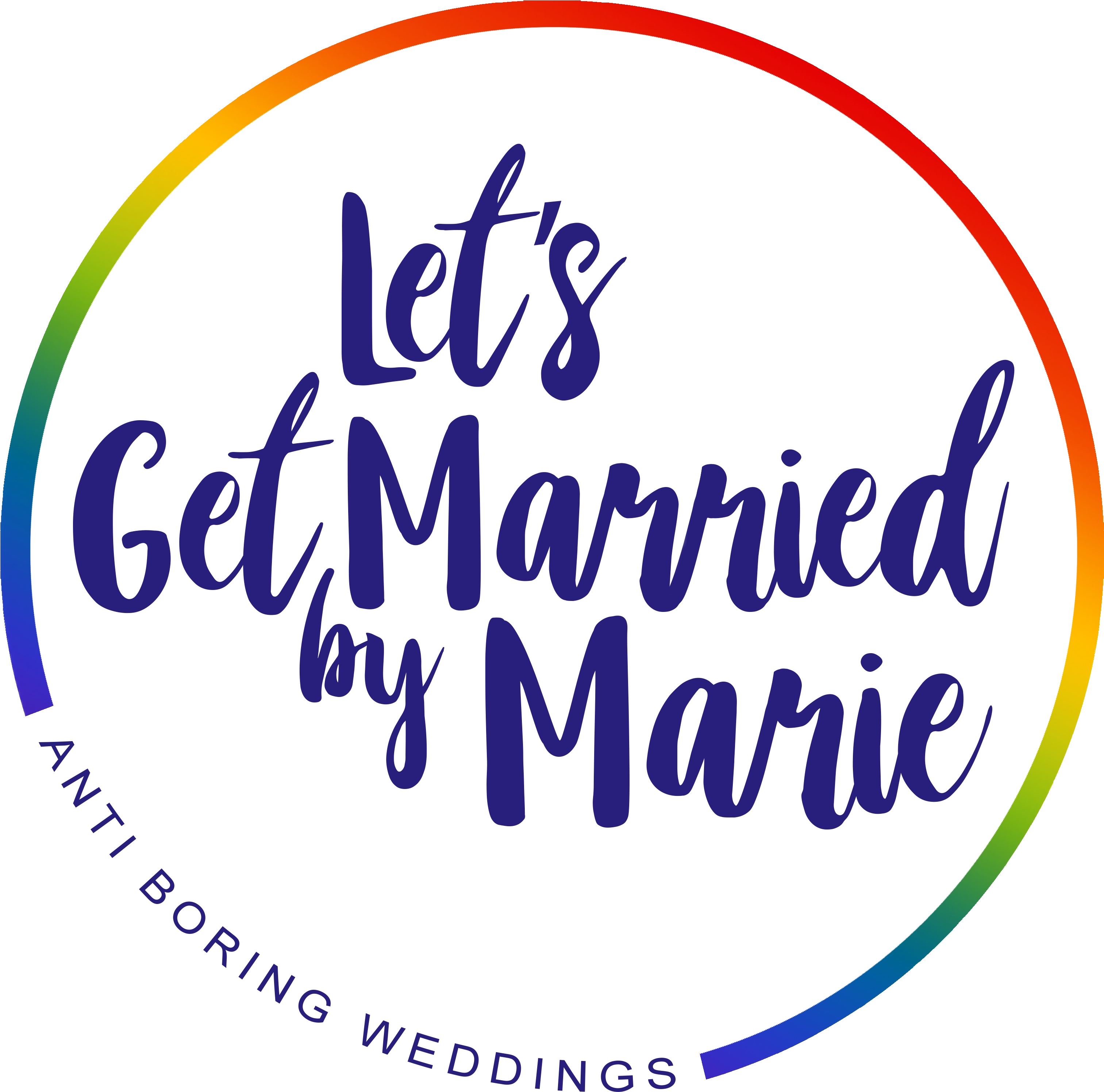 Let's Get Married By Marie Receives Distinction In - Calligraphy Clipart (3370x3342), Png Download