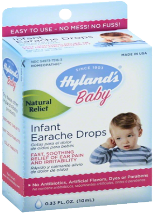 Hyland´s Baby Earache Drops, - Baby Clipart (600x600), Png Download