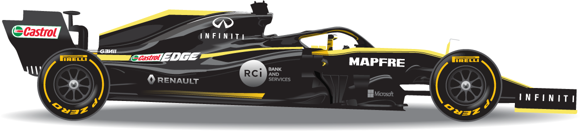 5th Place - Formula 1 Renault Png Clipart (1200x300), Png Download
