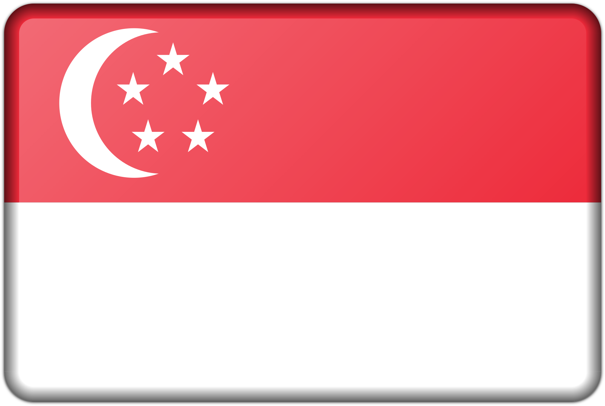 This Free Icons Png Design Of Singapore Flag - Flag Of Singapore Clipart (2400x1600), Png Download