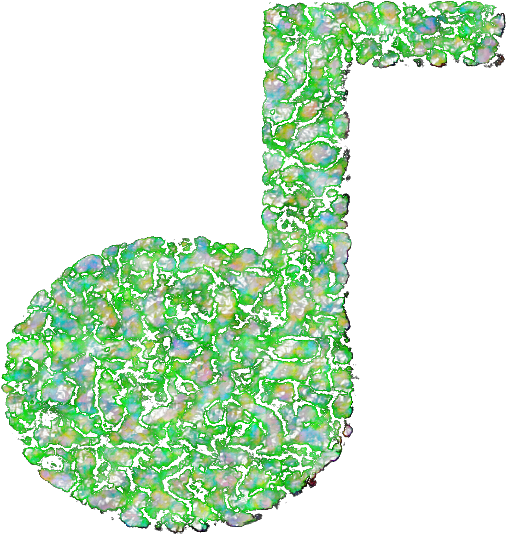 Groovy Note Clip Art - Png Download (570x596), Png Download