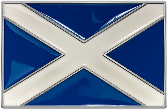 Scotland Country Flag Buckle - Emblem Clipart (555x555), Png Download