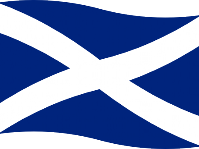 Scotland Flag Clipart Waving - Flag - Png Download (640x480), Png Download