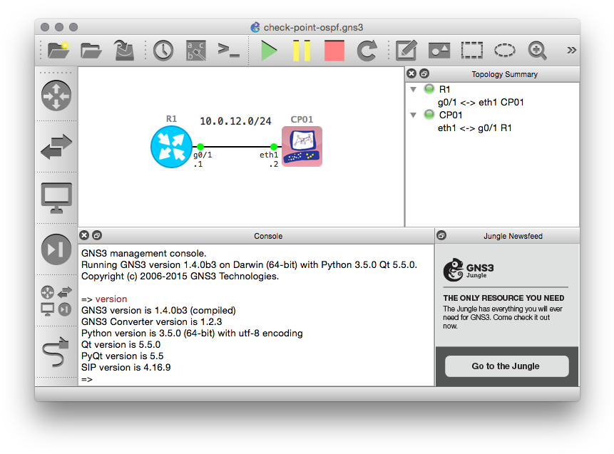 Check Point Ospf Top - Palo Alto Gns3 Lab Clipart (876x648), Png Download