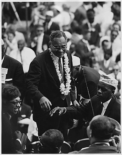 Let Freedom Ring Honoring The 1963 March On Washington - Ralph Bunche In March Clipart (1099x500), Png Download
