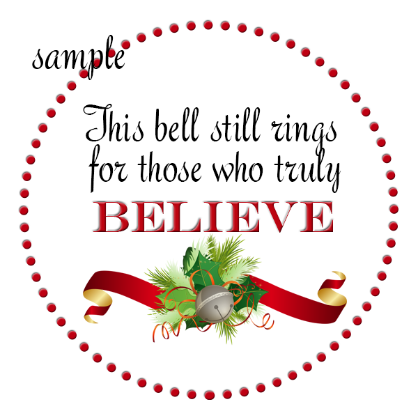 Free Polar Express Clipart - Polar Express Bell Quote Printable - Png Download (600x600), Png Download