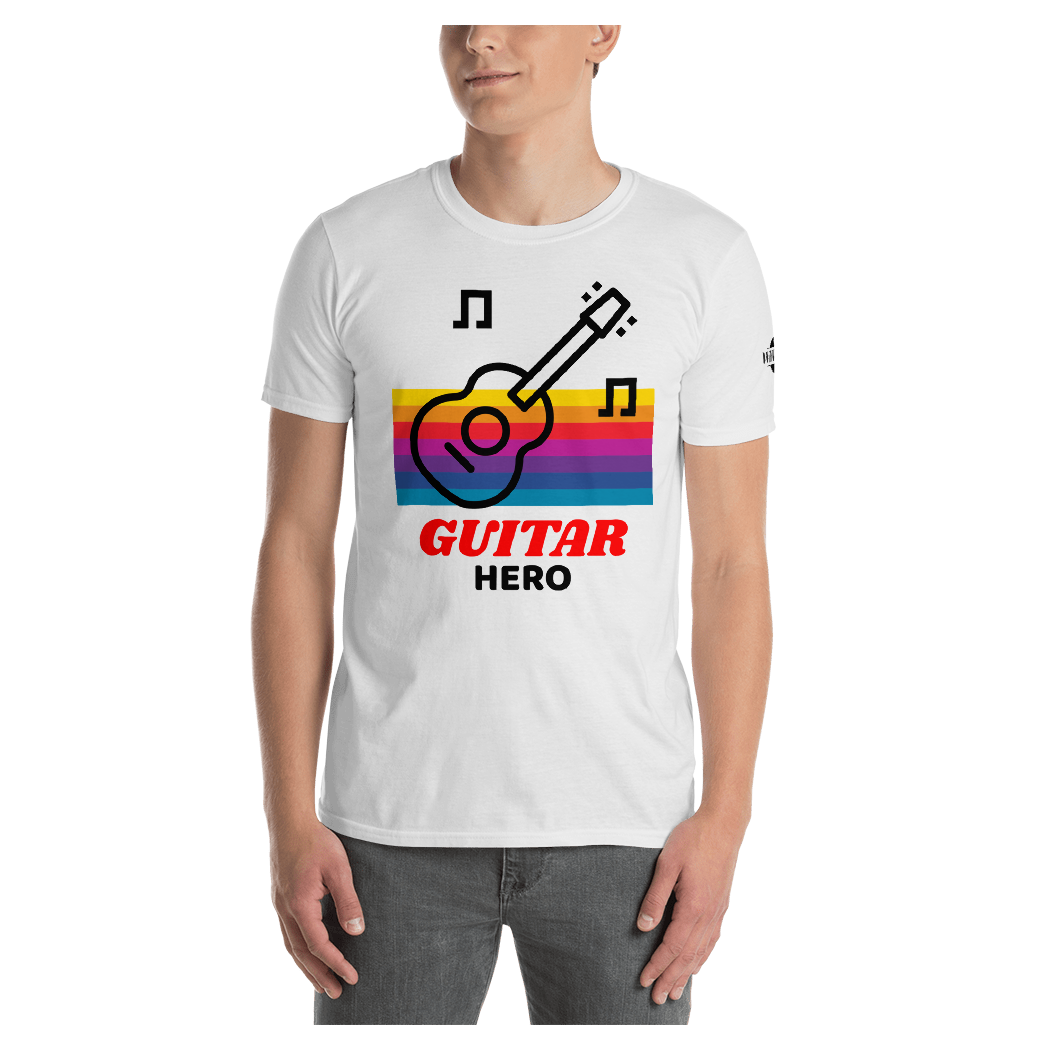 Guitar Hero Tee - T-shirt Clipart (1050x1050), Png Download