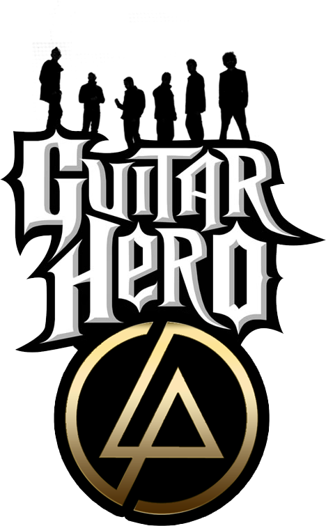 Linkin Park Logo Photo Ghlp2lp - Guitar Hero Rock The 80s Logo Clipart (468x755), Png Download