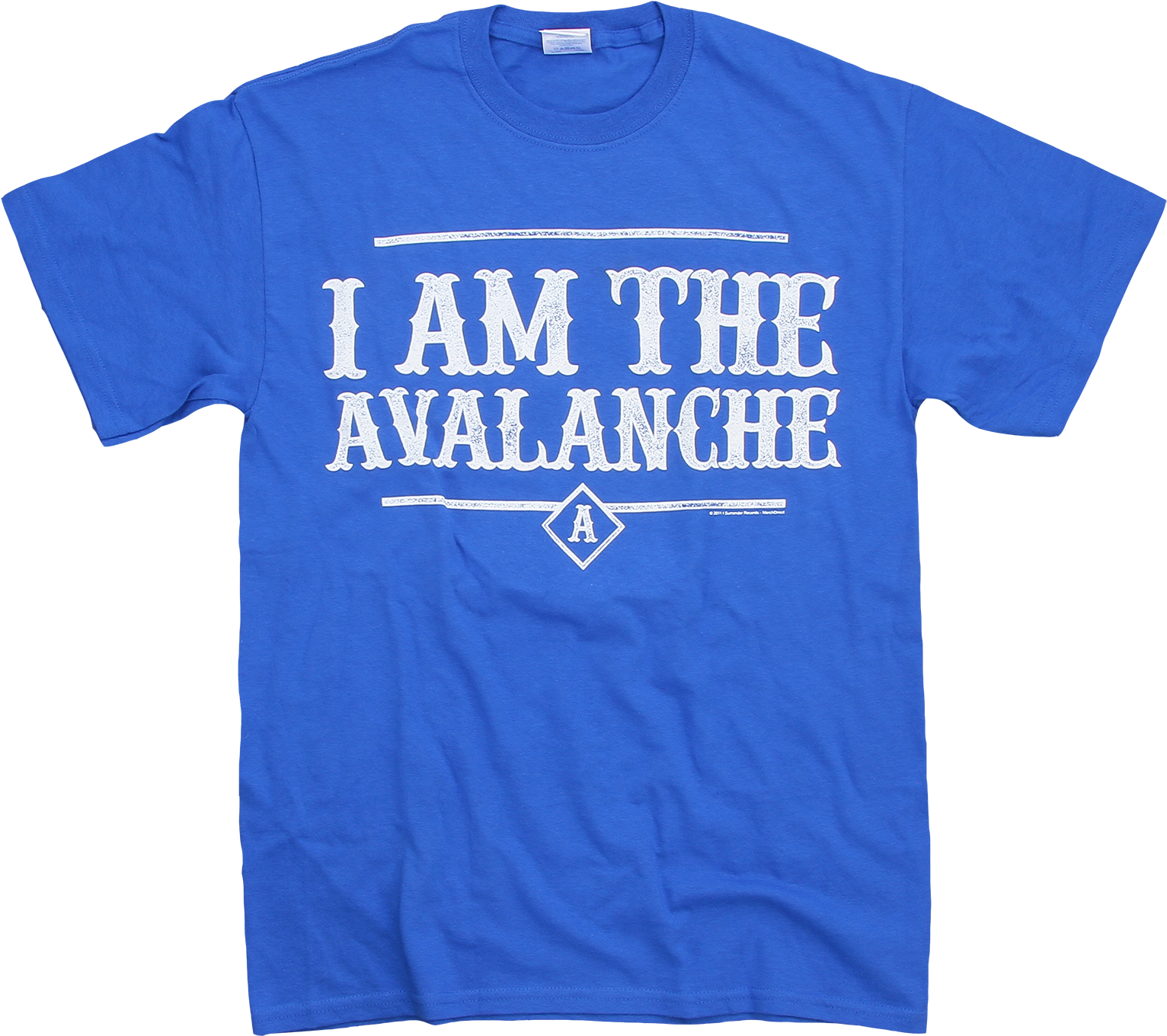 Avalanche United Blue - Retro Basketball T Shirt Clipart (1600x1600), Png Download