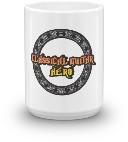 Classical Guitar Hero Mug - Coffee Cup Clipart (600x600), Png Download