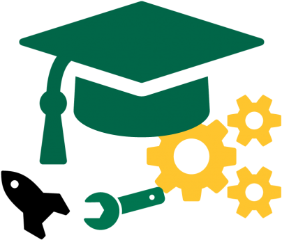 Tech Valley Science Scholars Program - Orange Graduation Cap Icon Clipart (740x494), Png Download