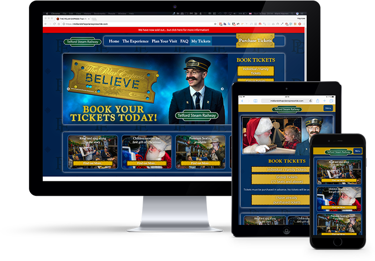 The Polar Express Train Ride Telford & Mid Norfolk - Online Advertising Clipart (800x600), Png Download