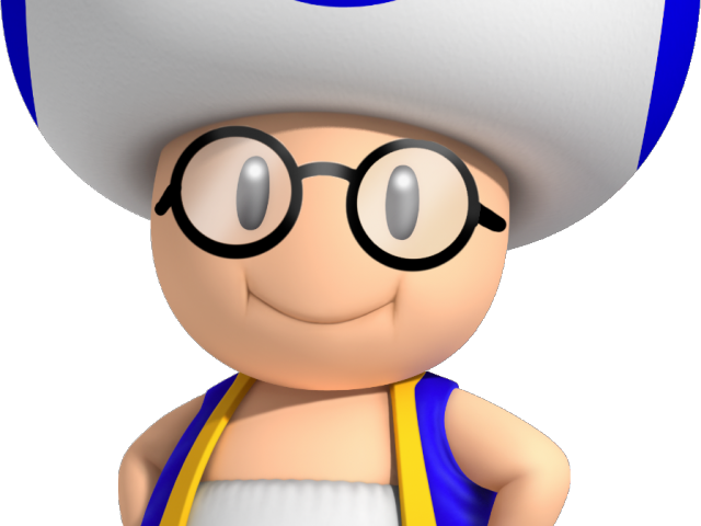 Mario Bros Clipart Mario Toad - Super Mario Bros U Toad - Png Download (640x480), Png Download