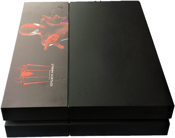 Ps4 Spider Man Custom Hard Drive Cover - Box Clipart (1102x600), Png Download