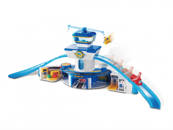 Super Wings World Airport Control Tower Playset With - Super Wings Clipart (600x600), Png Download