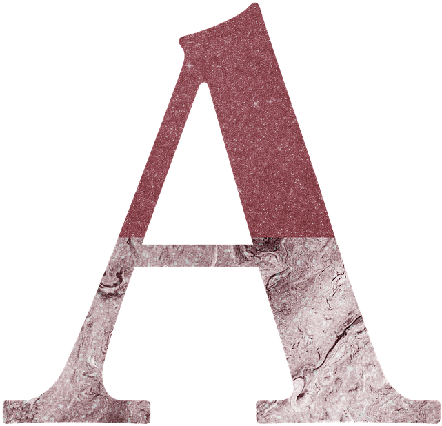 Letter A Alphabet A Letter Marble Rose Gold - Letter A In Rose Gold Clipart (720x720), Png Download