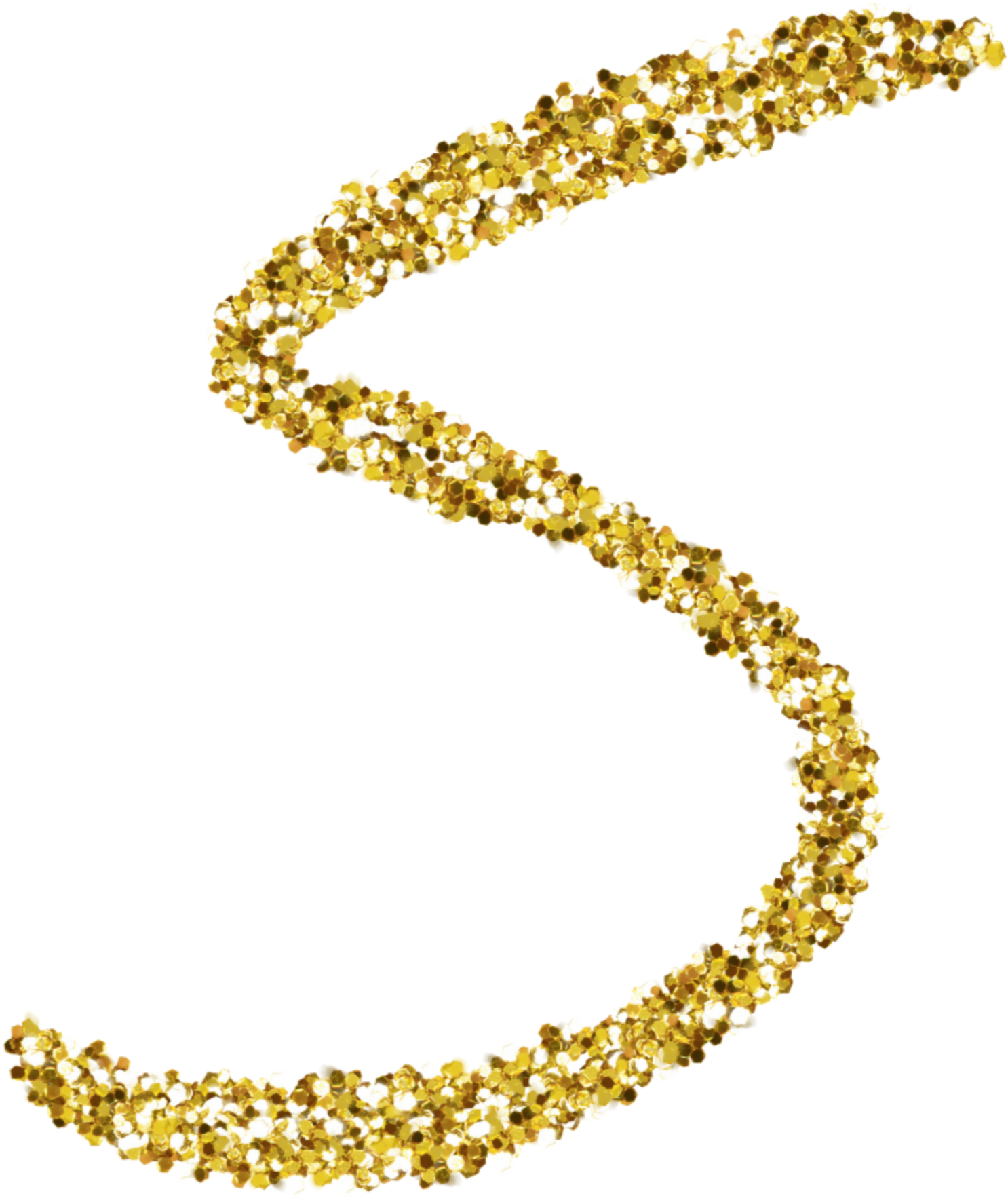 Glitter Letters Letter S Letters - Chain Clipart (1559x1856), Png Download
