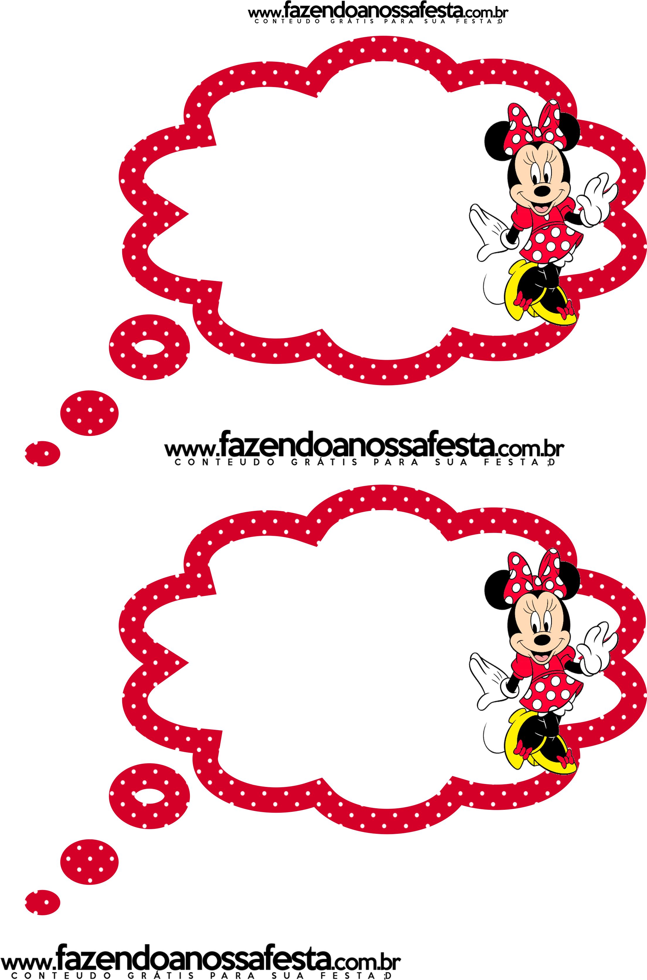 Lindas Plaquinhas Divertidas Gratuitas Para Você Usar - Plaquinhas De Aniversario Minnie Clipart (2480x3508), Png Download