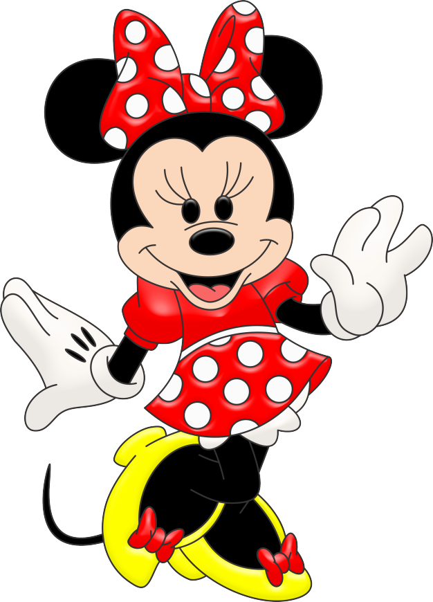 Minnie Mouse Trace Clipart (626x870), Png Download