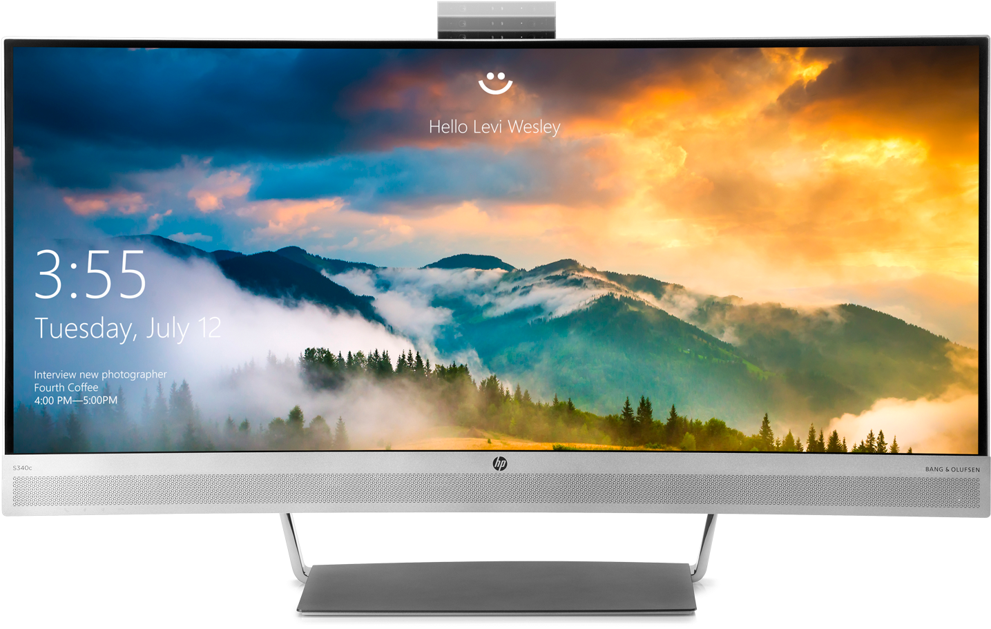 Review Hp Envy 24 Hp Envy 34 Curved Display , Png Download Clipart (1435x911), Png Download