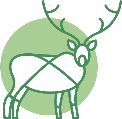 Caribou Alberta Wilderness Association - Canada Game Animals Icon Clipart (671x486), Png Download