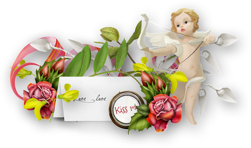 Cosas Para Photoscape - Valentines Day Tubes Cluster Clipart (800x470), Png Download