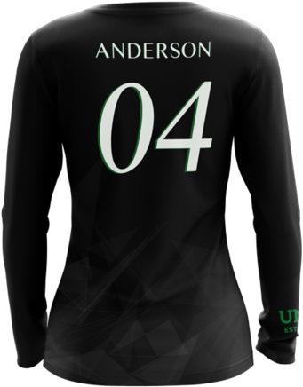 North Texas Envy Dark Ls Jersey - Long-sleeved T-shirt Clipart (600x600), Png Download