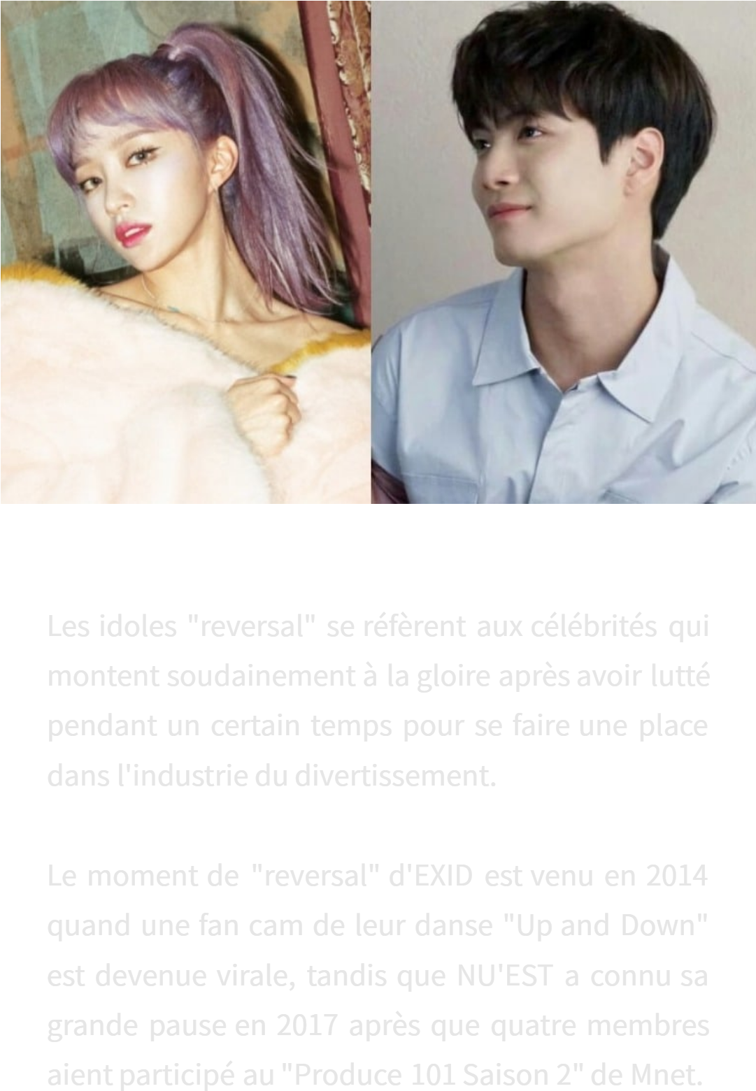 Hani Et Jr (nu'est) Parlent Du Moment Où Leurs Carrières - Girl Clipart (1080x1920), Png Download