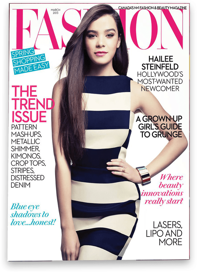 Custom Magazine Printing - Magazine Covers Hailee Steinfeld Clipart (1200x1200), Png Download