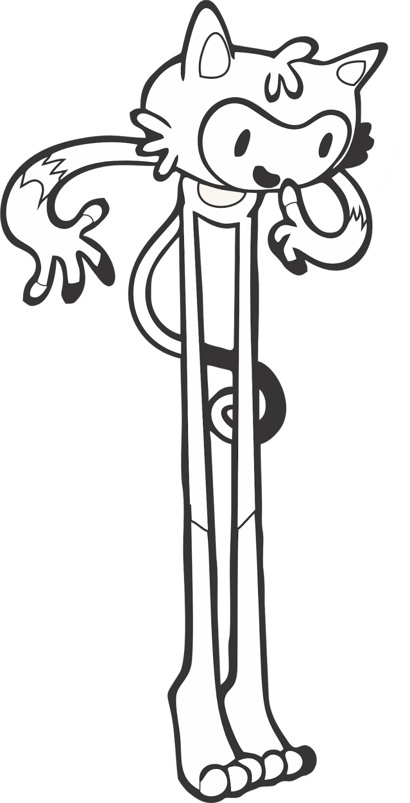 Mascotes Olimpíadas E Paralimpíadas Rio 2016 Para Colorir - 2016 Summer Paralympics Clipart (818x1600), Png Download