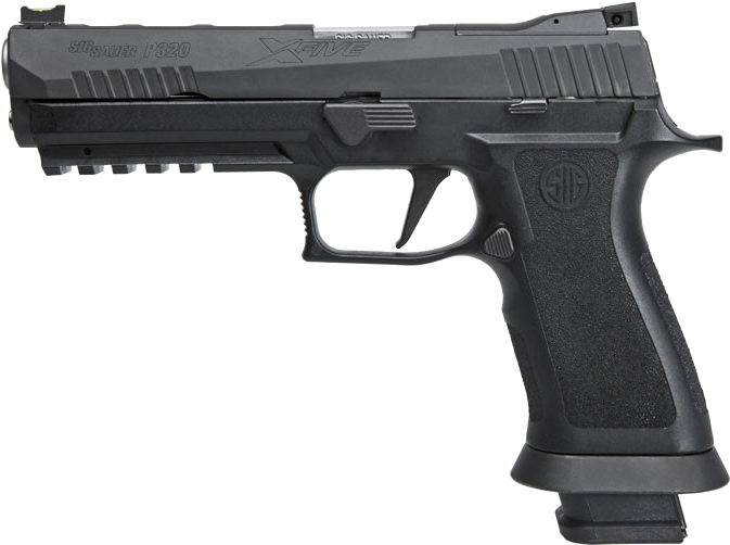 Sig Sauer P320 X-five 9mm Luger , Png Download - Sig Sauer P320 X Five Clipart (673x502), Png Download