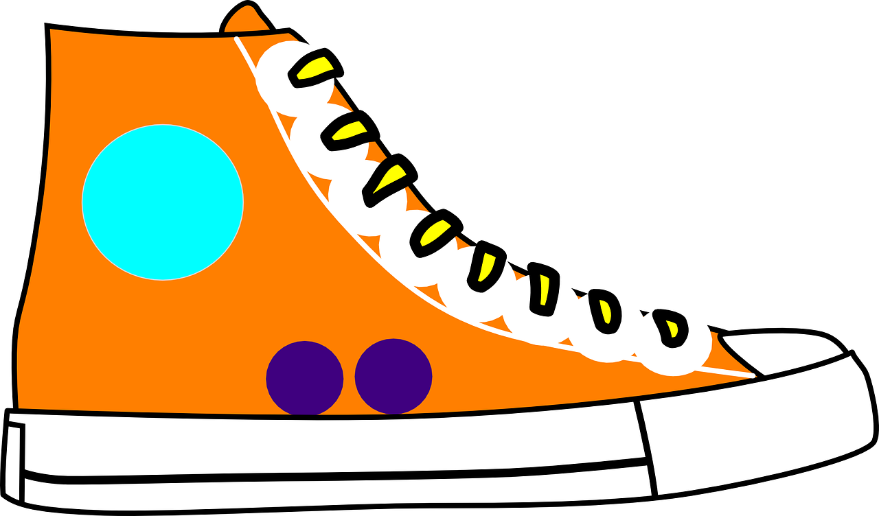 Shoe Chucks Sneakers All Stars Png Image - Shoes Clipart Black And White Transparent Png (1280x752), Png Download